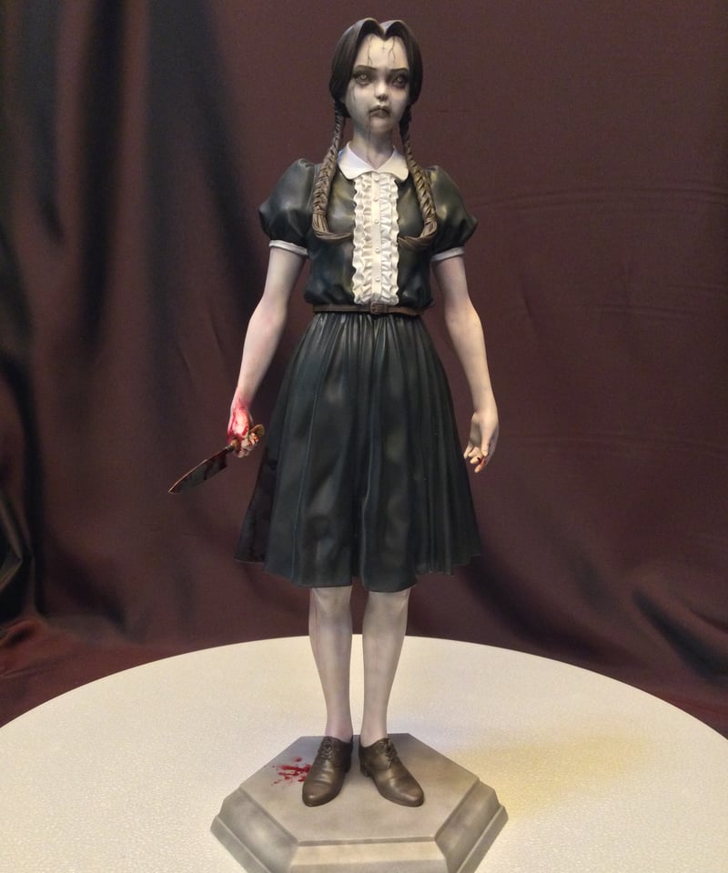 SPULATTER GIRL/藤本圭紀ガレージキット完成品・オクトパンチ