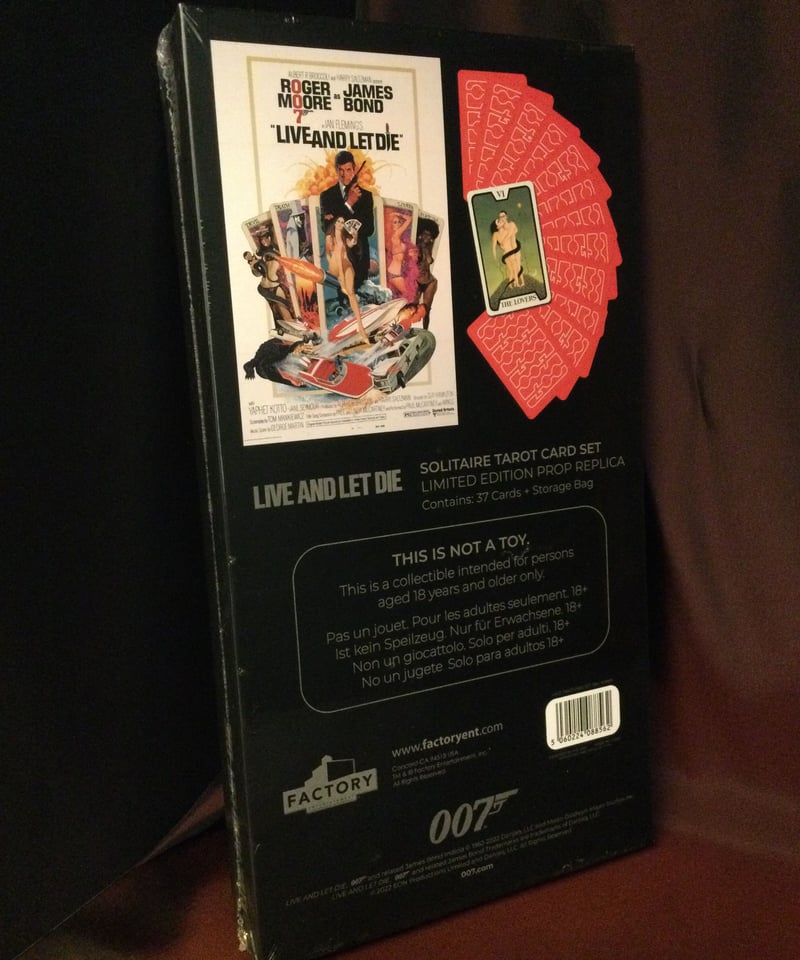 007死ぬのは奴らだ・タロットカード/プロップレプリカ | スタチュー