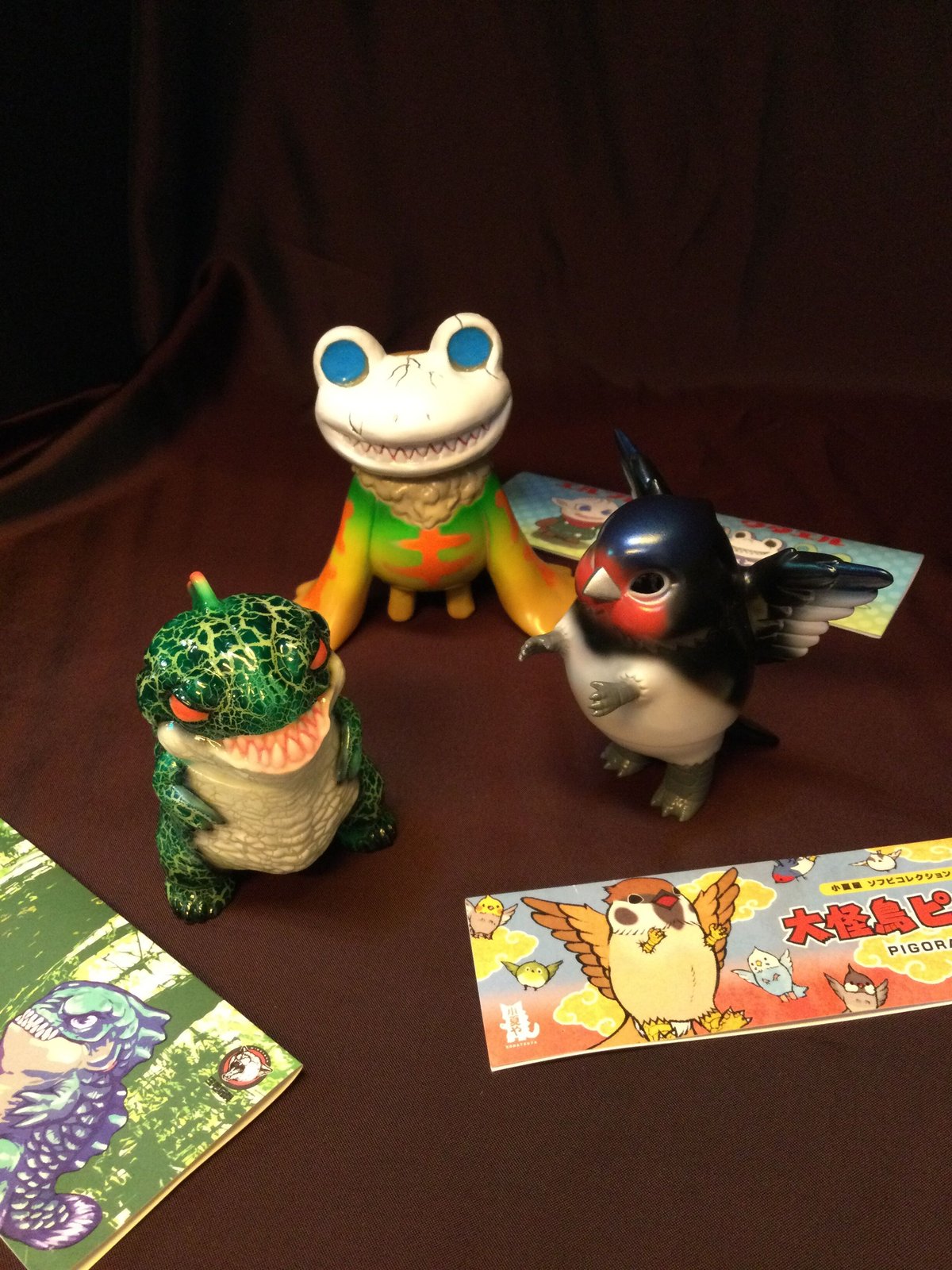 エルフまん！ソフビ エルフまん・大怪鳥ピゴラ・ギョラモ/ソフビ3点セット | スタチュー