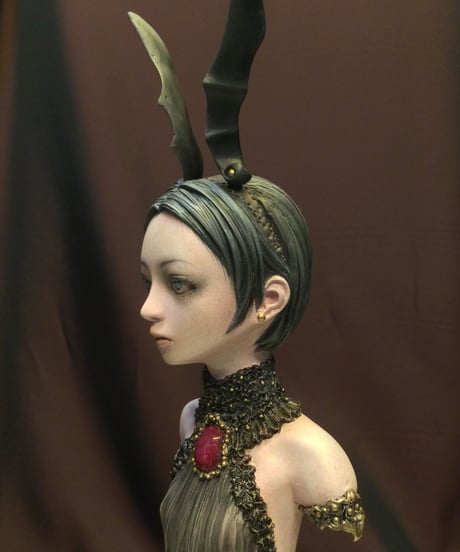 ケサランパサラン・蝙蝠少女BAT GIRL/ガレージキットオリジナル塗装完成品
