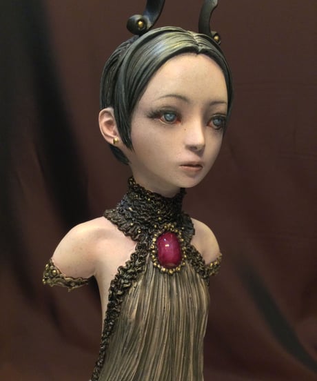 ケサランパサラン・蝙蝠少女BAT GIRL/ガレージキットオリジナル塗装完成品