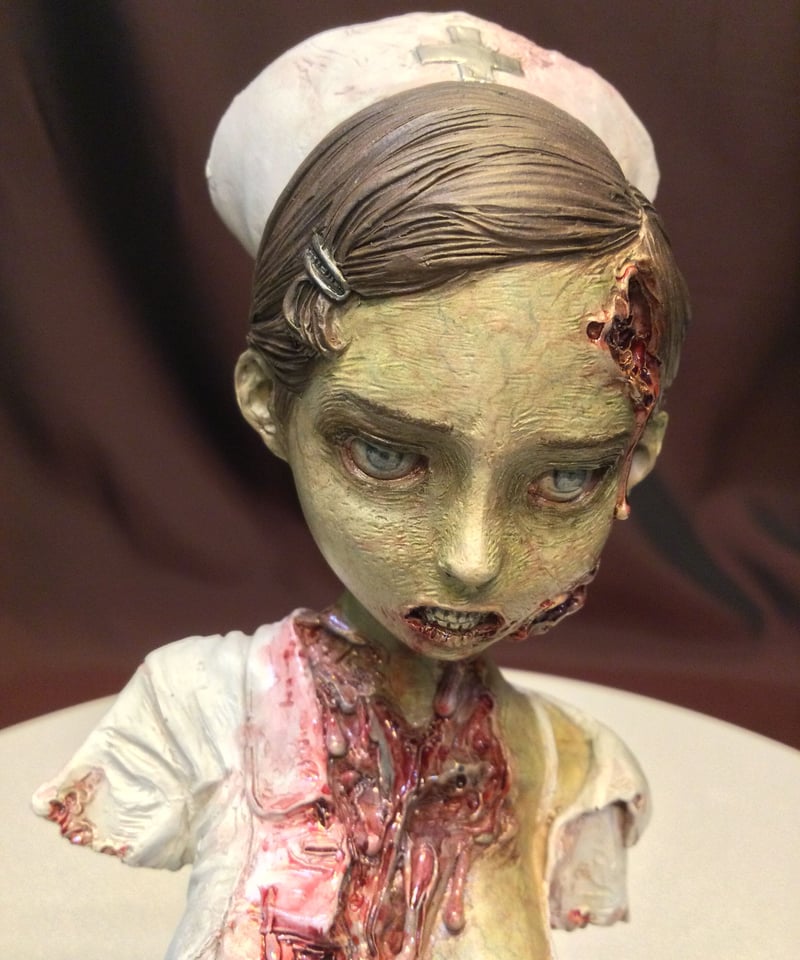 ケサランパサラン(トロリンナース)ガレージキットオリジナル塗装完成品