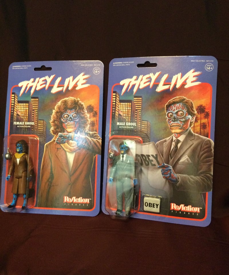 リアクション They Live フィギュア　2体セット