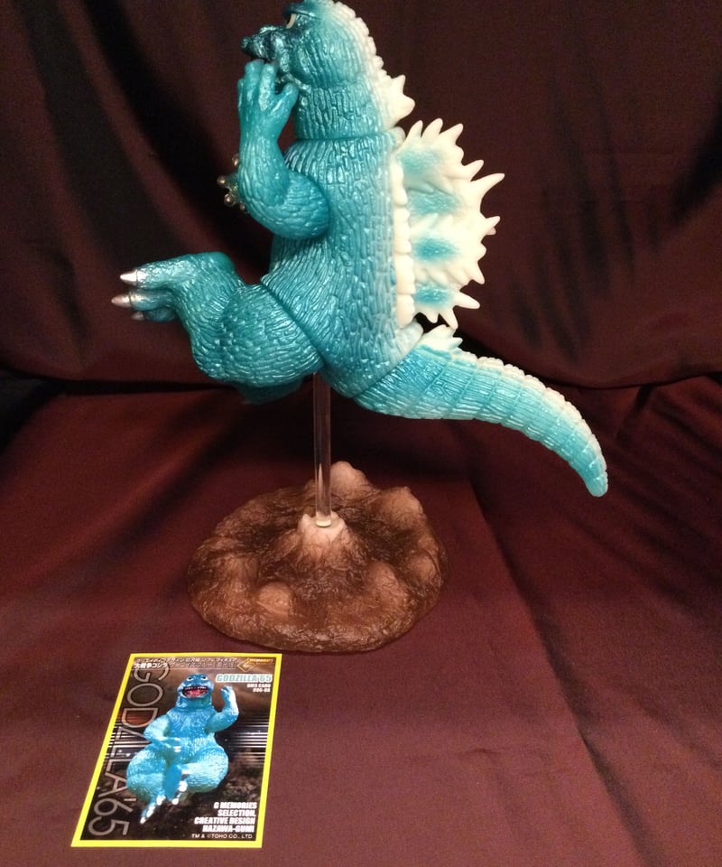 羽沢組 Gメモリーズセレクション 大戦争ゴジラ　ターコイズブルー　蓄光　ソフビ 大戦争ゴジラ・蓄光版ターコイズブルー/Gメモリーズセレクション