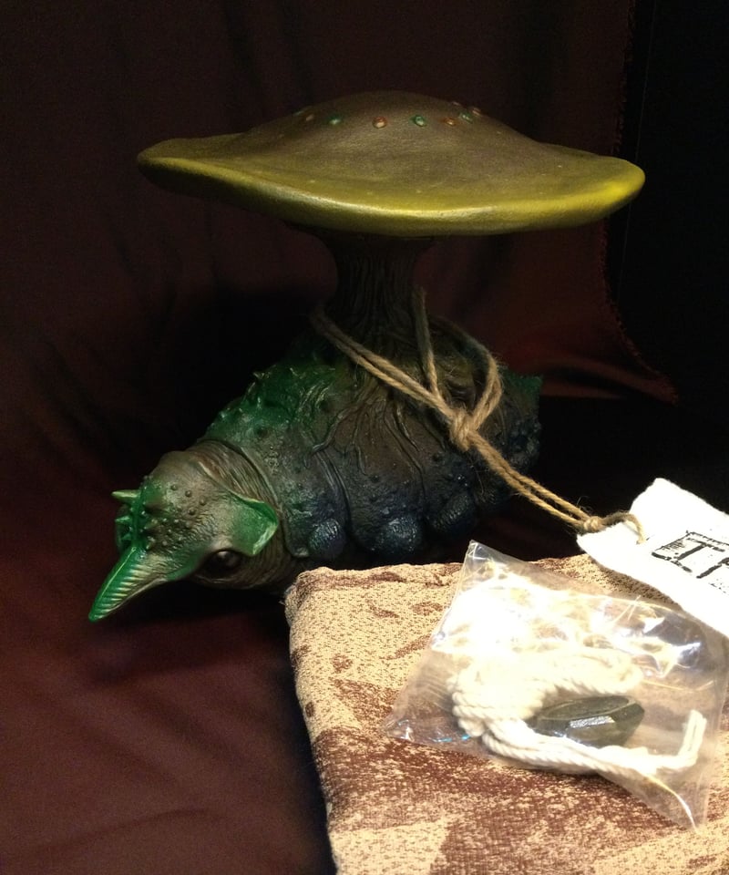 エトヤ製作堂ソフビ/護国怪獣・馬頭羅＆冬虫夏草・イグドラドン