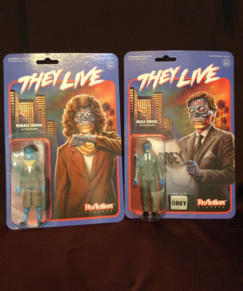 リアクション They Live フィギュア　2体セット