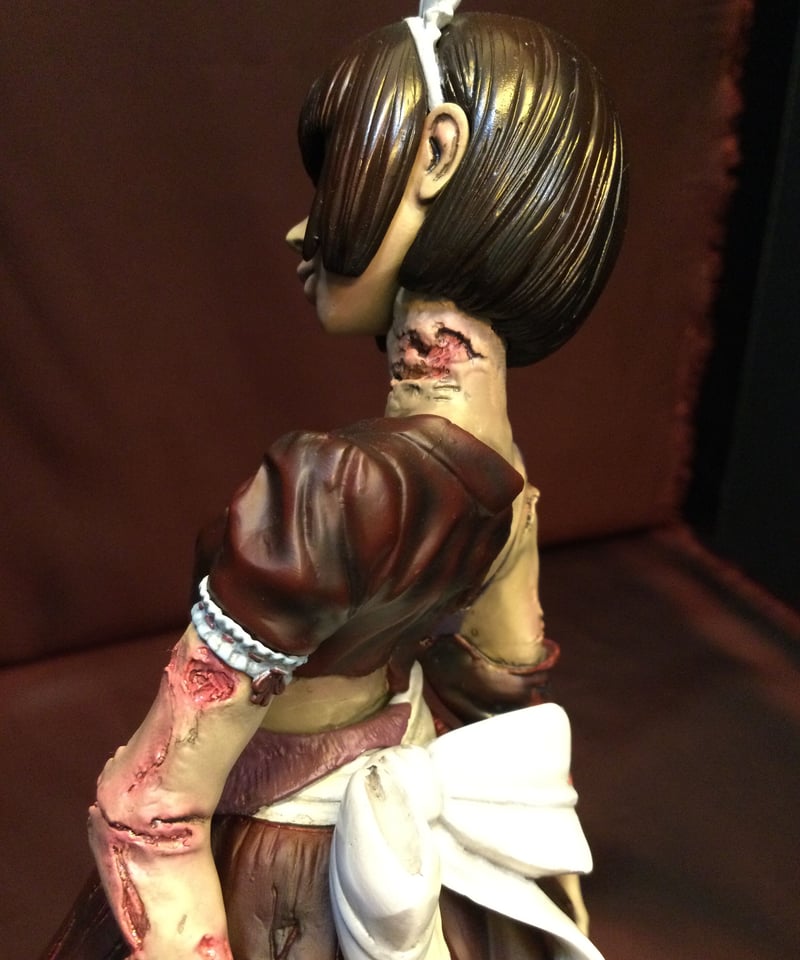 ゾンビガール リペイント　回天堂 1/8 フィギュア 美品　開封済 回天堂ホラーフィギュアシリーズ・ゾンビガール（完成品
