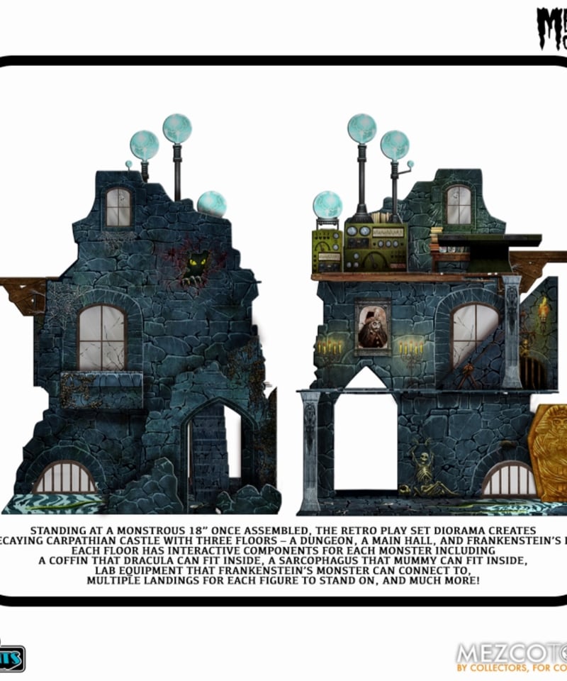 ★タワー・オブ・フィアー 3.75インチ アクションフィギュア ボックスセット Amazon | Mezco's Monsters タワー・オブ・フィアー 5ポイント 3.75