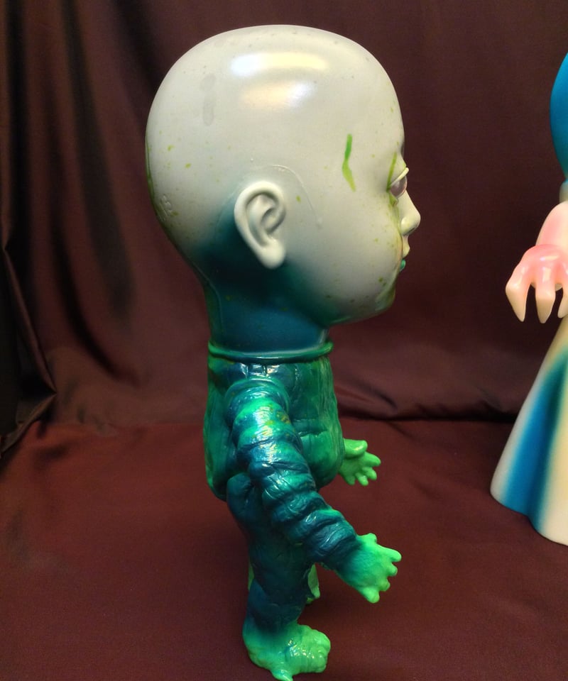 マーミット　ホプキンスビルの宇宙人　エイリアン　蛍光ソフビ製　 蓄光 マーミット ホプキンスビルの宇宙人 エイリアン 蛍光ソフビ製 蓄光