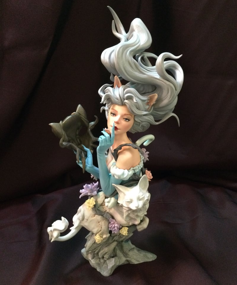 クリストフル　フィギュア　ねこ Christofleクリストフル猫フギュリン クリストフル フィギュリン