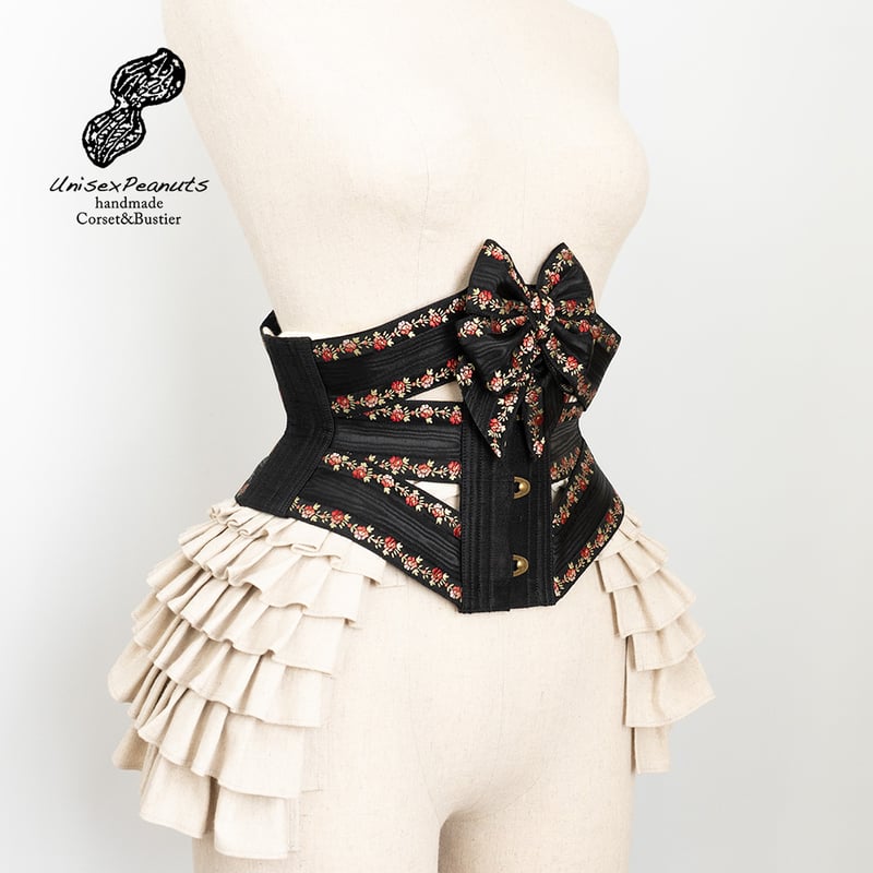 Ribbon corset -夜露-【サイズオーダー】 | UnisexPeanuts