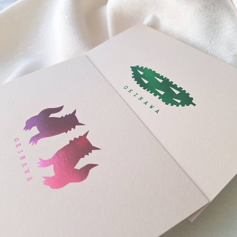 ポストカード沖縄限定柄 4枚セット｜7days cards 【ポスト便OK