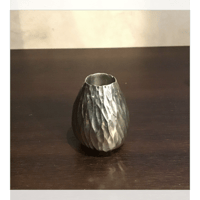 純錫一輪挿し　イジュ（口広）｜金細工まつ
