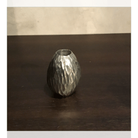 純錫一輪挿し　イジュ（口細）｜金細工まつ