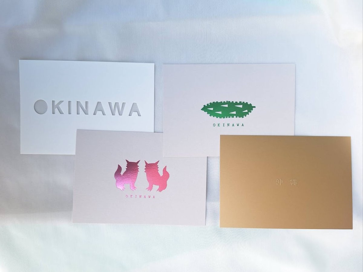 7days cards 沖縄限定柄 4枚セット【ポスト便OK】 | module okinaw