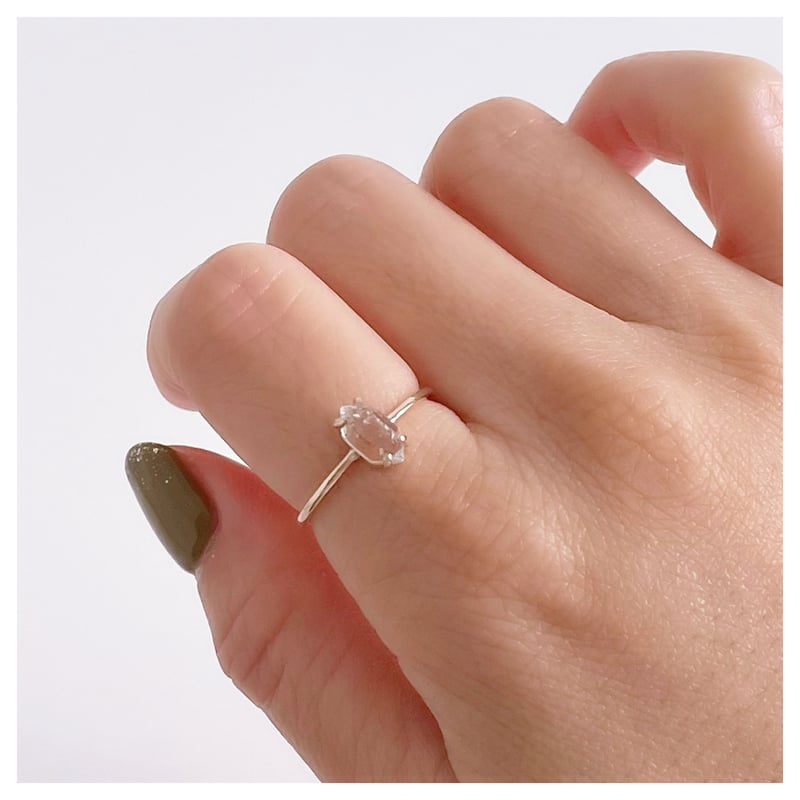 ハーキマーダイヤモンド リング【K10/11号】 | soeru jewelry