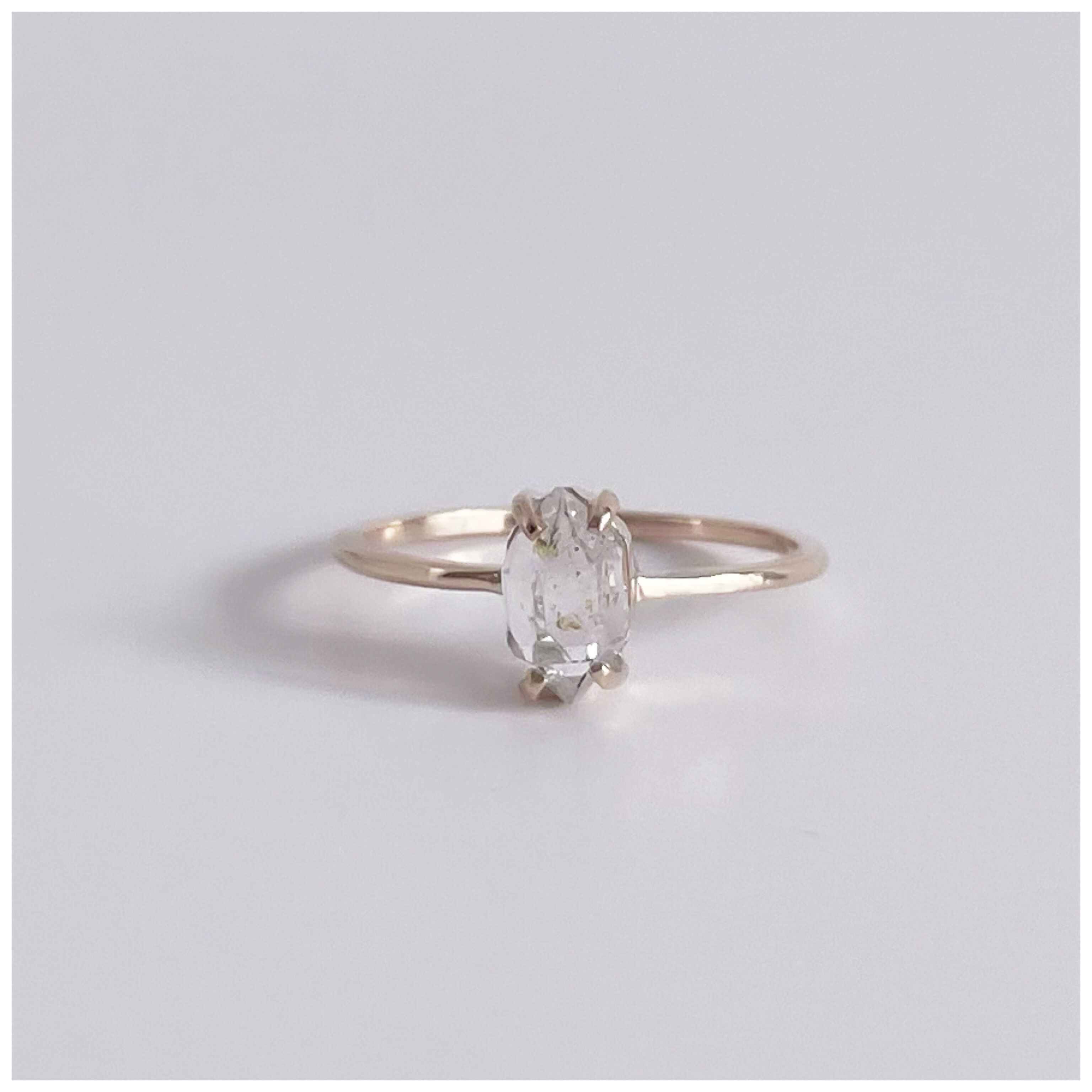 ハーキマーダイヤモンド リング【K10/11号】 | soeru jewelry