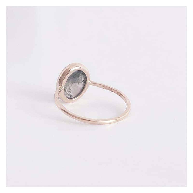 モスアゲート リング【K10/13号】 | soeru jewelry モスアゲート リング【K10/13号】 | soeru jewelry