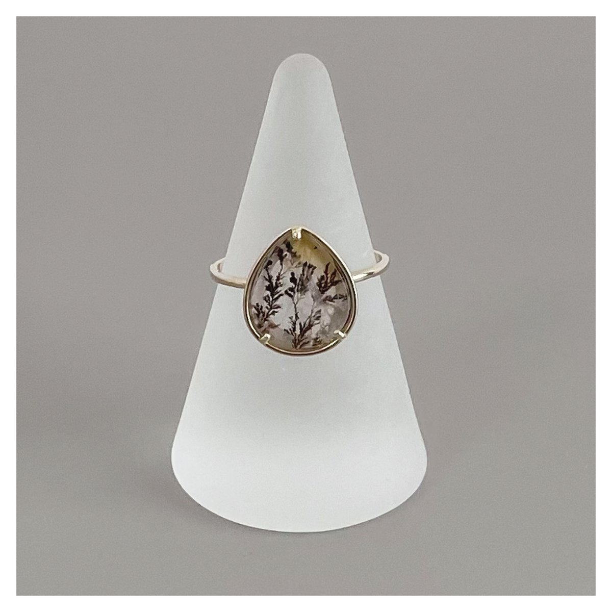 デンドリティッククォーツ リング【K10/13号】 | soeru jewelry デンドリティッククォーツ リング【K10/13号】 | soeru jewelry