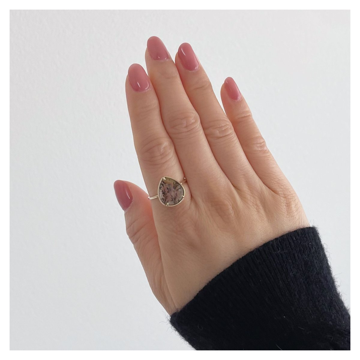 デンドリティッククォーツ リング【K10/13号】 | soeru jewelry デンドリティッククォーツ リング【K10/13号】 | soeru jewelry
