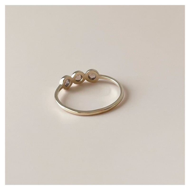 ナチュラルダイヤモンド リング(ブラウン)【K10/9号】 | soeru jewelry