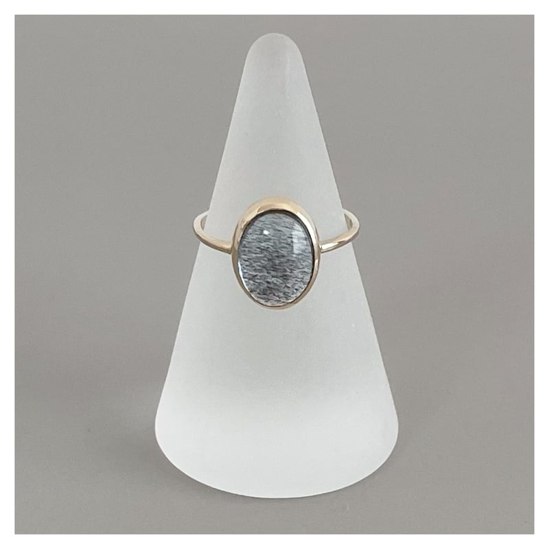 モスアクアマリン リング【K10/10号】 | soeru jewelry モスアクアマリン リング【K10/10号】 | soeru jewelry