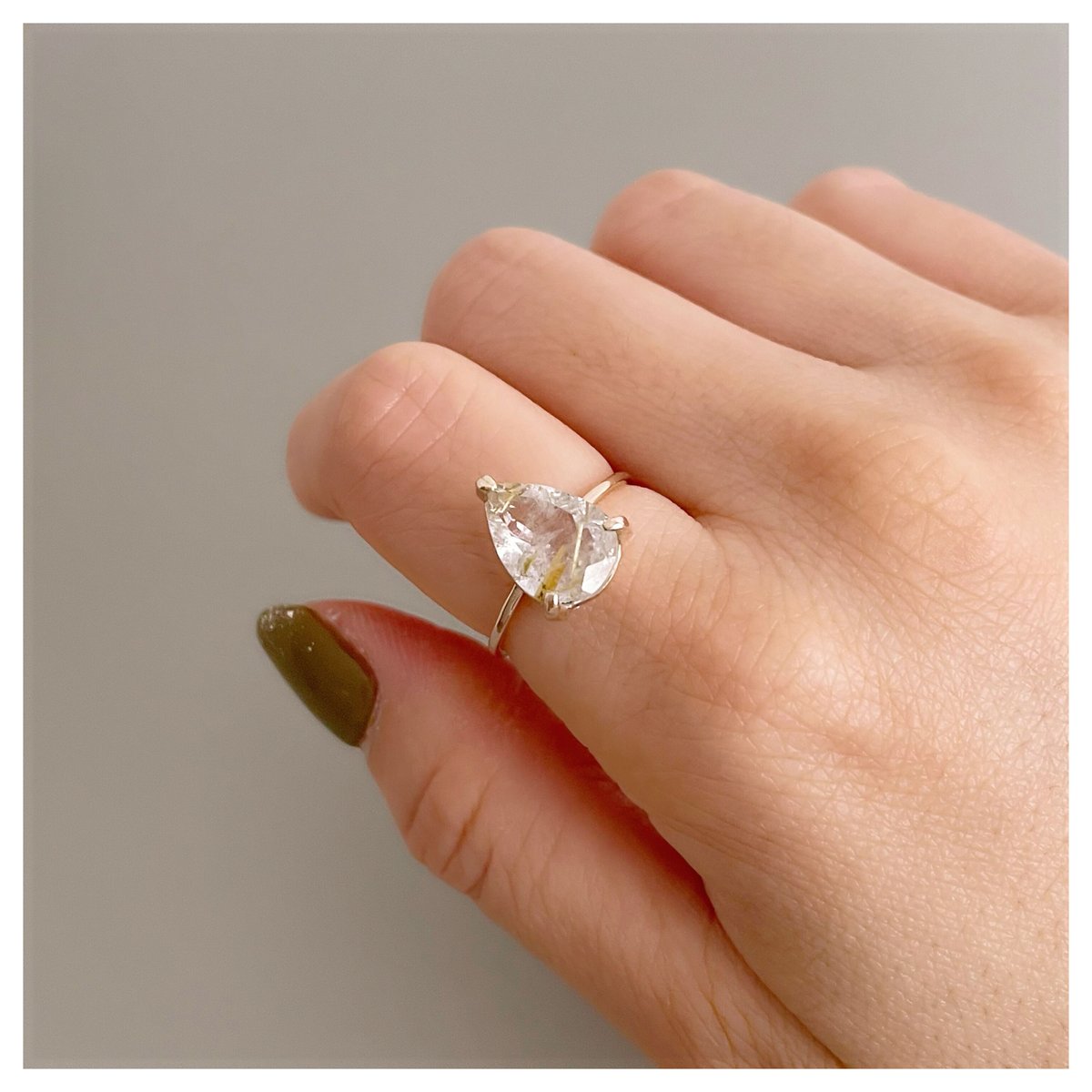 ルチルクォーツ リング【K10/11号】 | soeru jewelry
