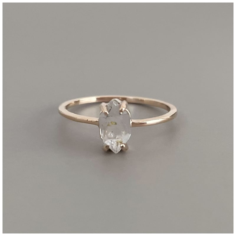 ハーキマーダイヤモンド リング【K10/11号】 | soeru jewelry ハーキマーダイヤモンド リング【K10/11号】 | soeru jewelry