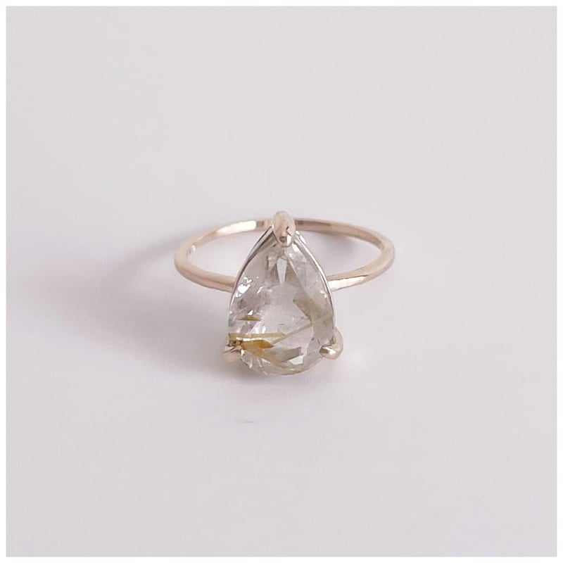 ルチルクォーツ リング【K10/11号】 | soeru jewelry