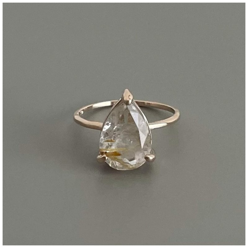 ルチルクォーツ リング【K10/11号】 | soeru jewelry