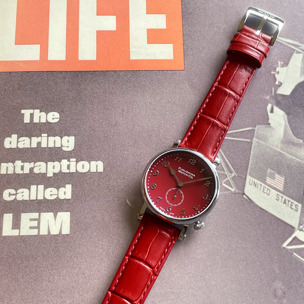 Odaka / Chili pepper red | Fukushima Watch Comp Odaka / Chili pepper red | Fukushima Watch Comp