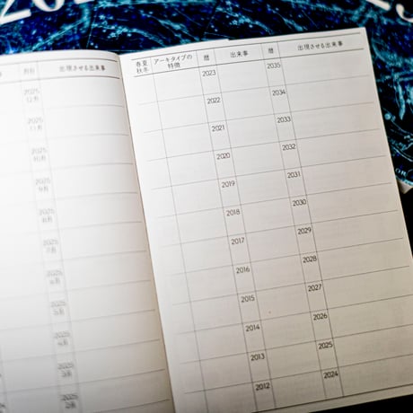 秘密の手帳2025【A5サイズ】（秘密の音声2025付)