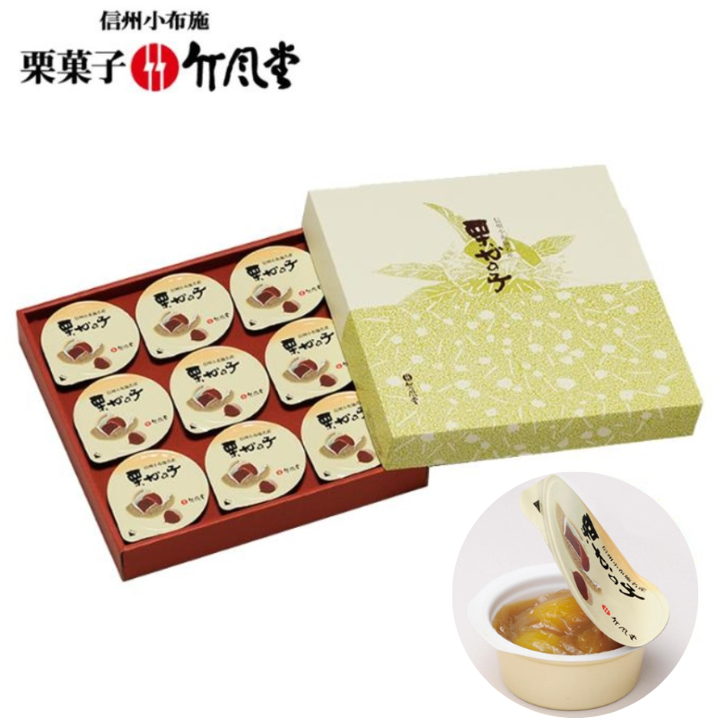 竹風堂】栗かの子小形 9コ入 | 井上百貨店公式オンラインショップ