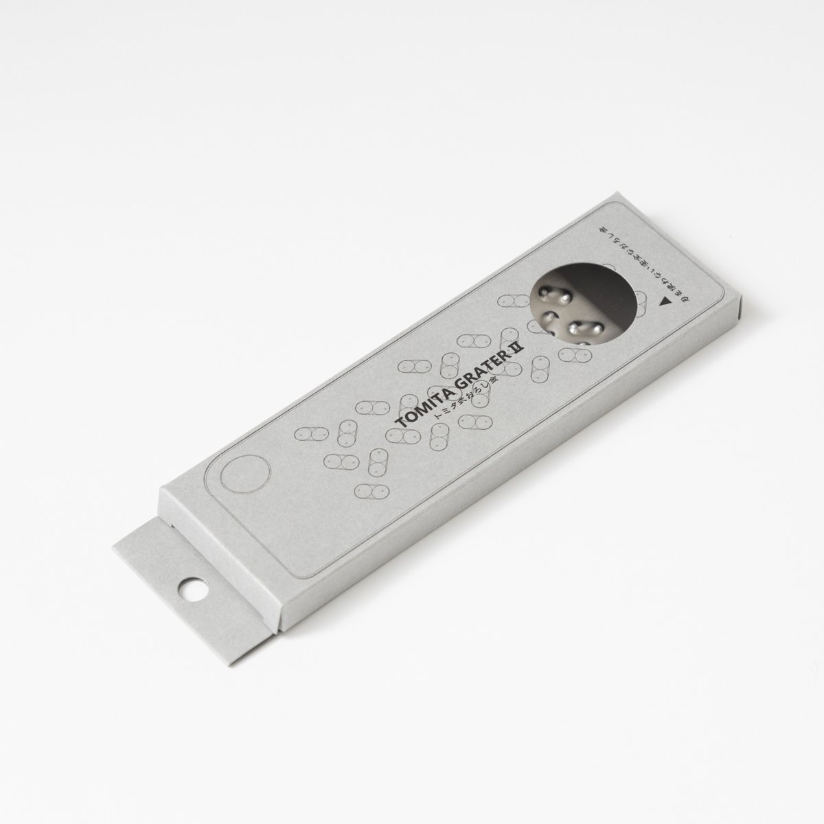 トミタ式おろし金2/ シルバーtmo-002 鋭い刃がなく指が触れても