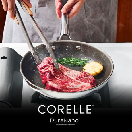 CORELLE（コレール） DuraNano（デュラナノ） フライパン26cm/ CSFP26SV　[IH対応][7831-1]