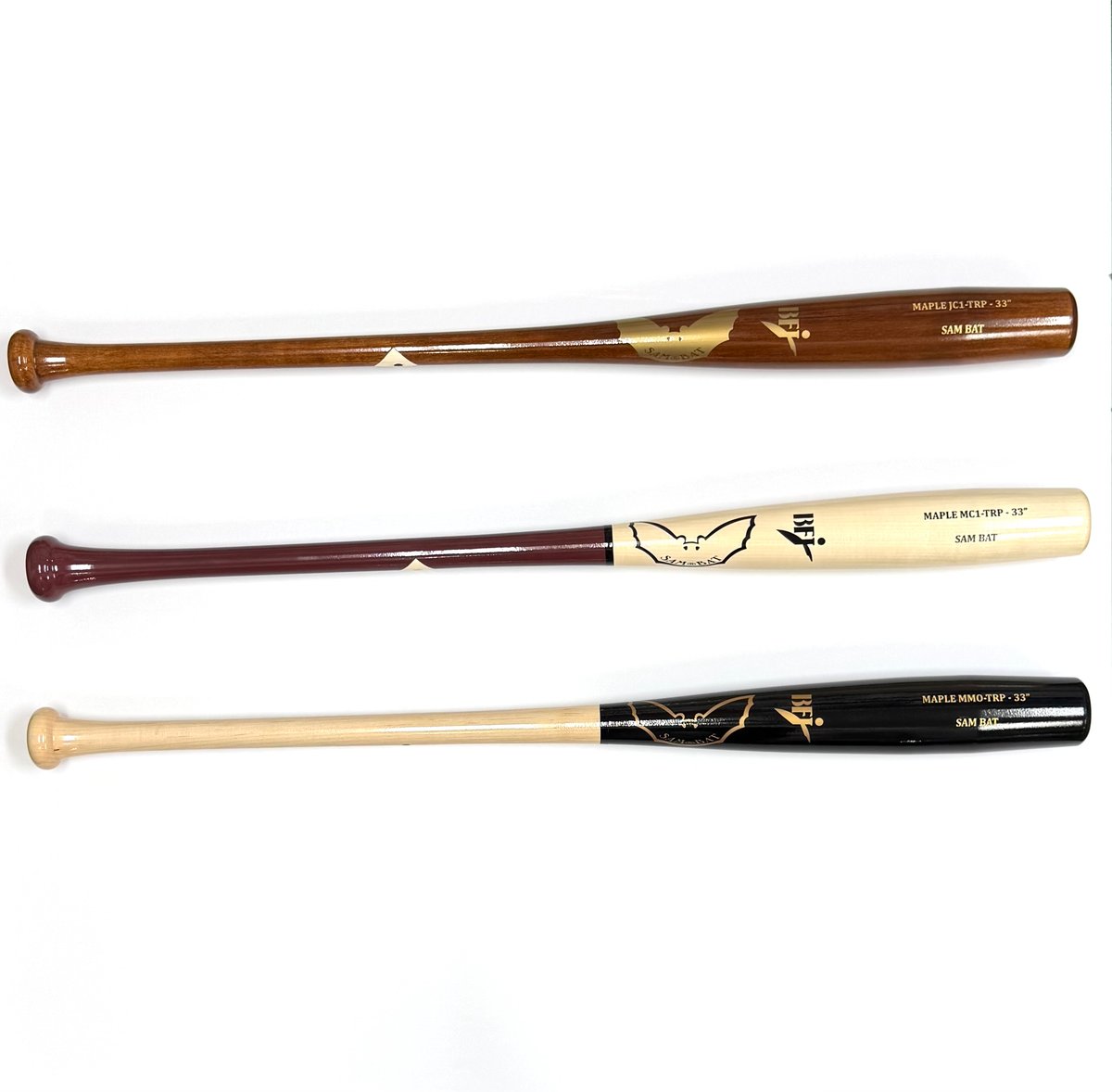 SAMBAT HBCSTMJC1TB 硬式木製バット トルピードバット 魚雷バット BFJ