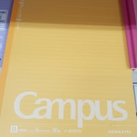 キャンパスノート6号　中横罫ドット入り30枚　品番：ノ-3CBTN
