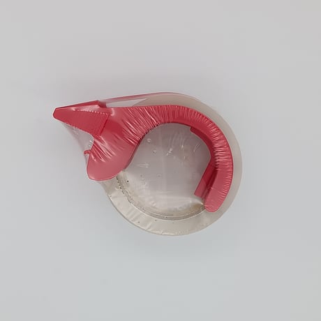 透明梱包用テープ　カッター付