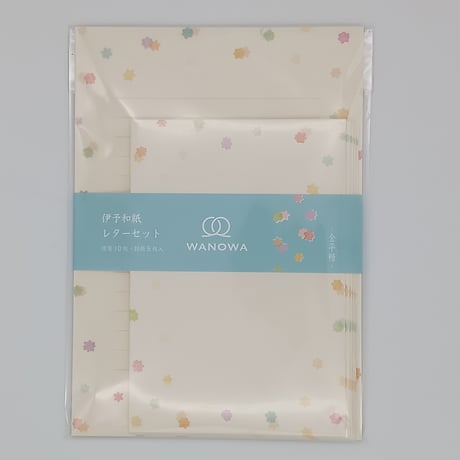 伊予和紙　レターセット(金平糖）