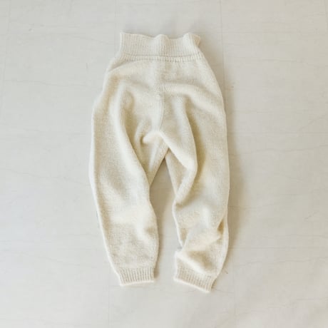HARVEST KNIT PANTS / RICE WHITE