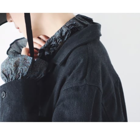 LEI BLOUSE / NAVY FLOWER
