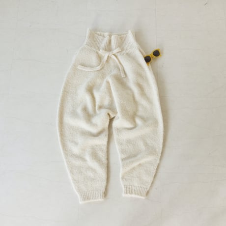 HARVEST KNIT PANTS / RICE WHITE