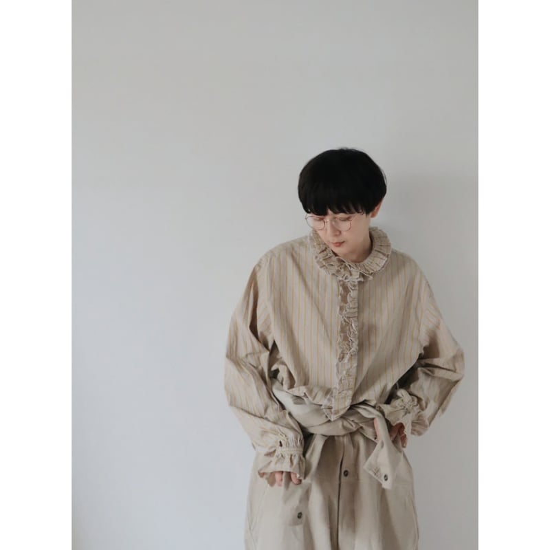 【未使用】fofofofa LEI BLOUSE /  LEI BLOUSE / WHITE DOT | fofofofa