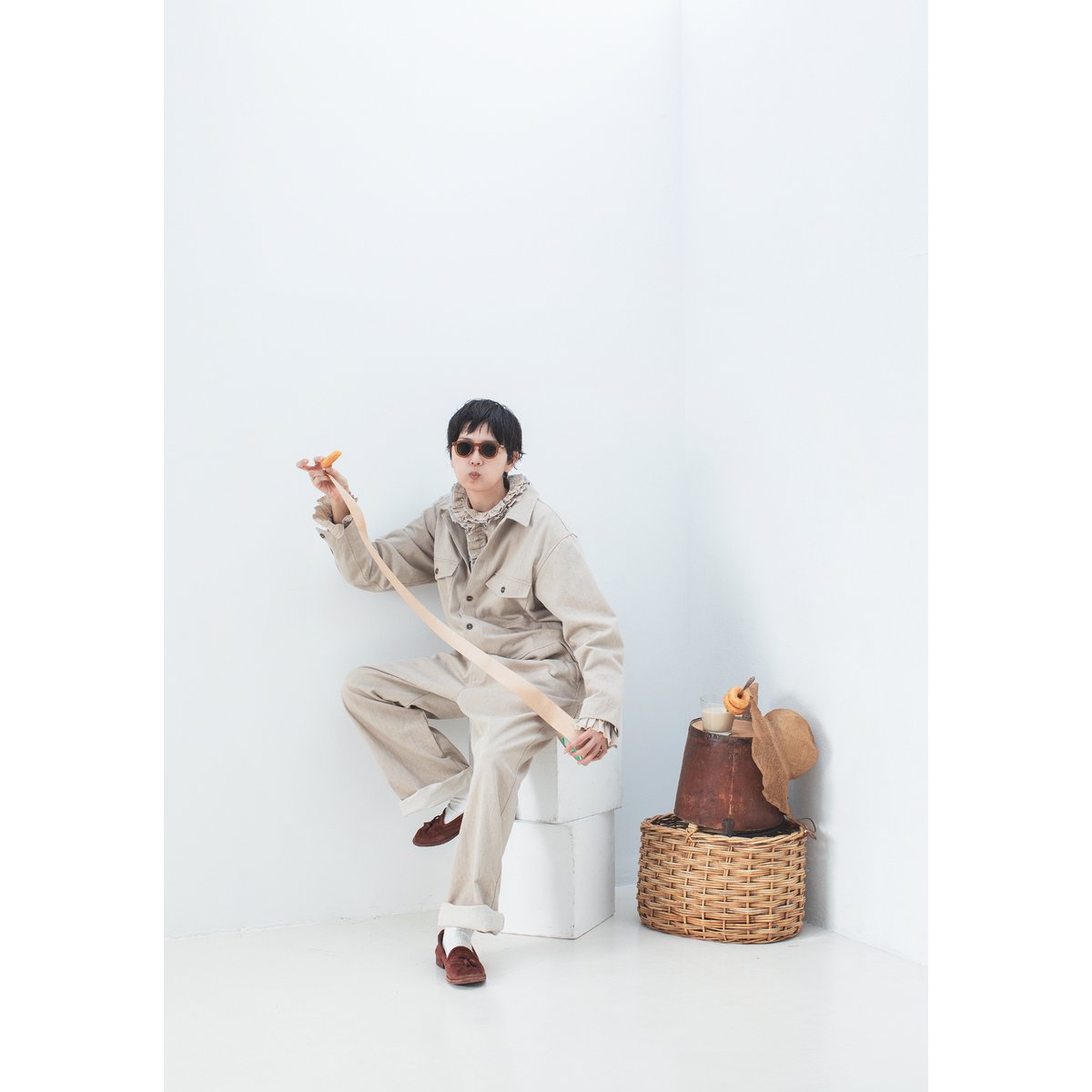 【8月末取下げ予定】yarmo × fofofofa 『THE SUIT』 yarmo × fofofofa 『THE SUIT』/ BEIGE | fofofofa