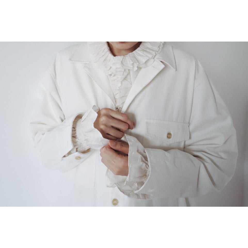 e*e様 fofofofa 『LEI BLOUSE』 / WHITE STRIP LEI BLOUSE / WHITE STRIPE | fofofofa