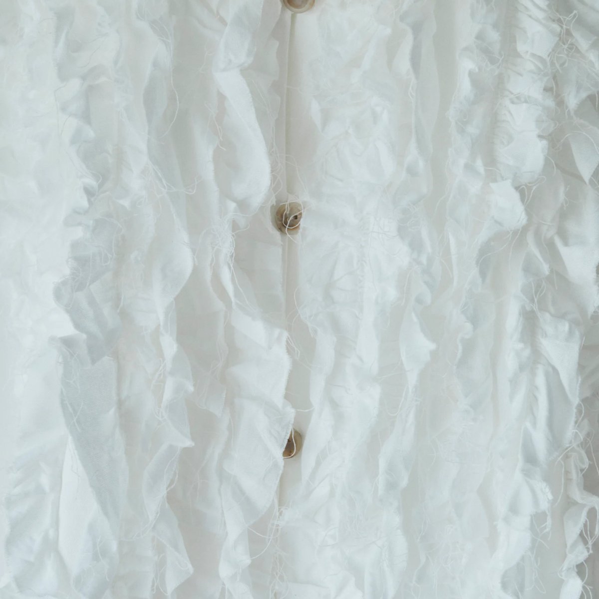 RIFFLE BLOUSE VEST / off white | fofofofa