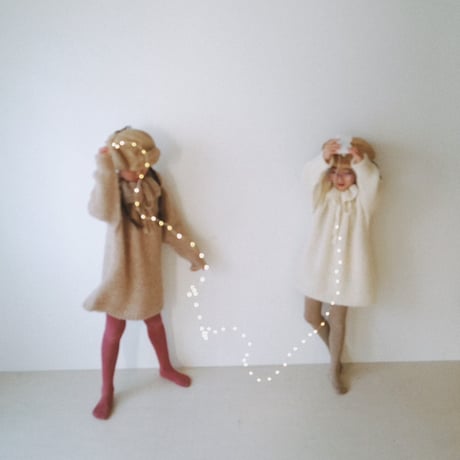 HARVEST KNIT TUNIC for KIDS / WHEAT BEIGE