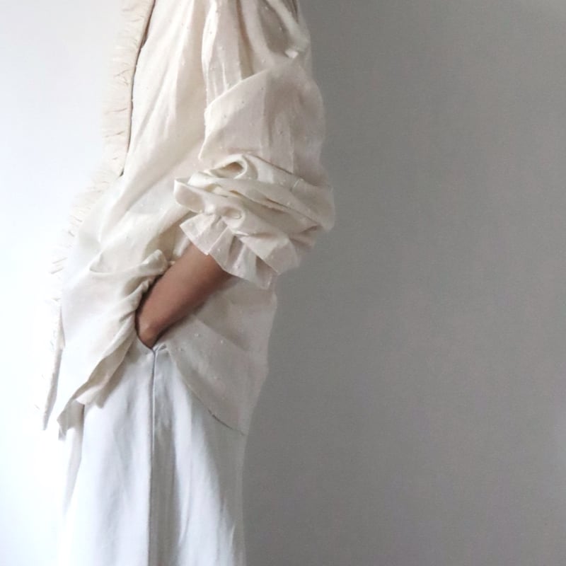 LEI BLOUSE / WHITE DOT | fofofofa