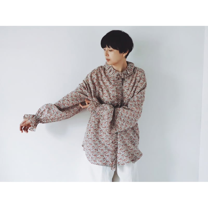 LEI BLOUSE / RED FLOWER | fofofofa