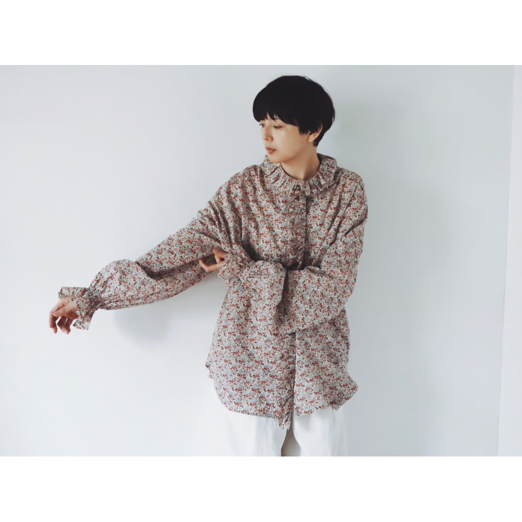 LEI BLOUSE / RED FLOWER | fofofofa